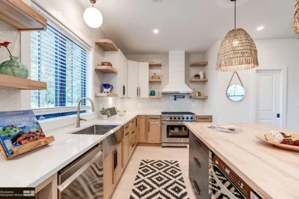 kitchen-island-wicker-pendents